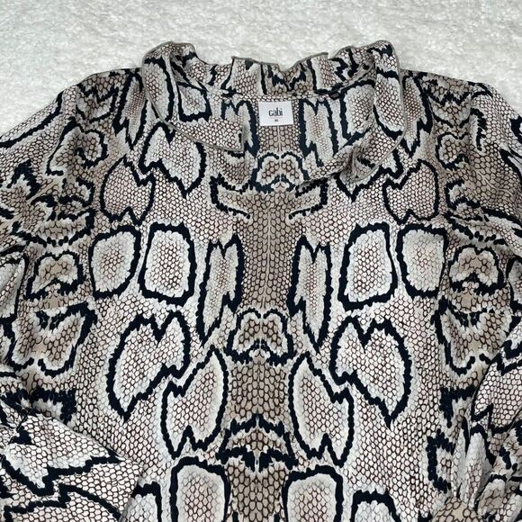 Cabi Serpentine Snakeskin Blouse - Picture 5 of 8